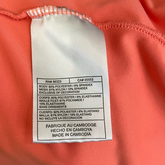 Salmon and Grey Nike Golf Dress - Picture 6 of 6